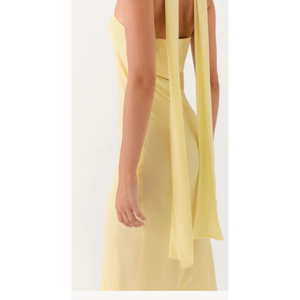 Peppermayo Under The‎ Pagoda Maxi Dress Yellow Size 4 New With Tags - Picture 3 of 10